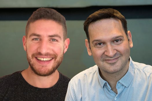מימין: נועם נקש, מנכל ומייסד קרן IMA / צילום: דן לזר ואלון למל